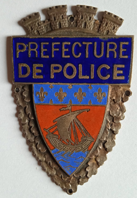 INSIGNE DE COIFFURE SURETE NATIONALE POLICE